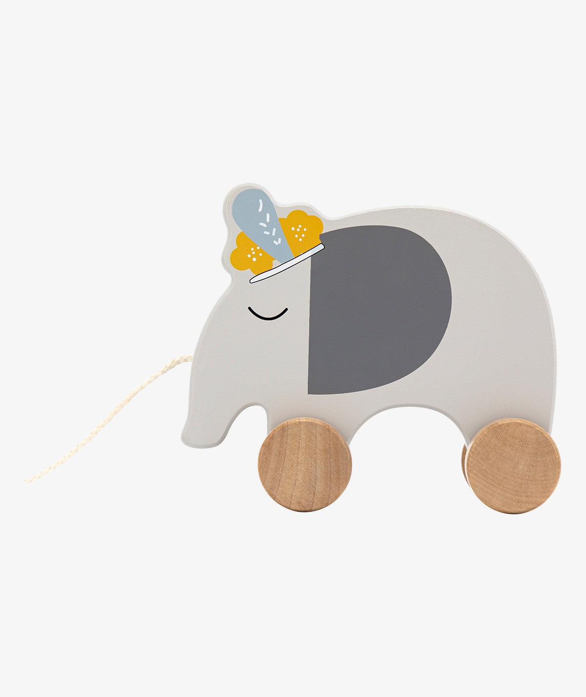 Tryco - Wooden Elephant Pull-Along Toy