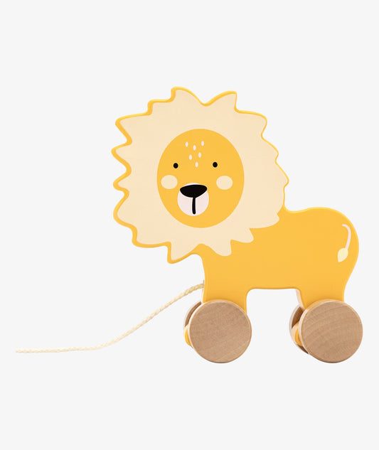 Tryco - Wooden Lion Pull-Along Toy