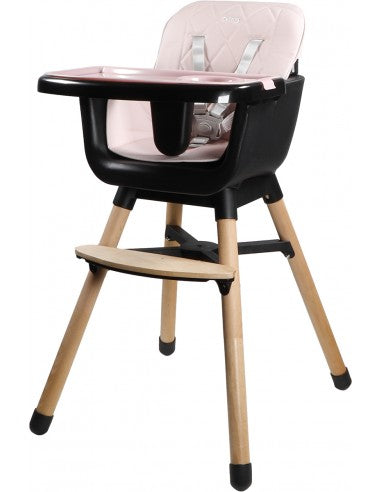 Ding - Wooden High Chair - Daily - Black