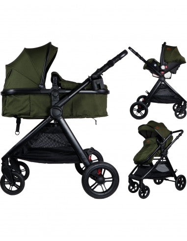 Ding - 3-in-1 Stroller - Liam - Black/Black