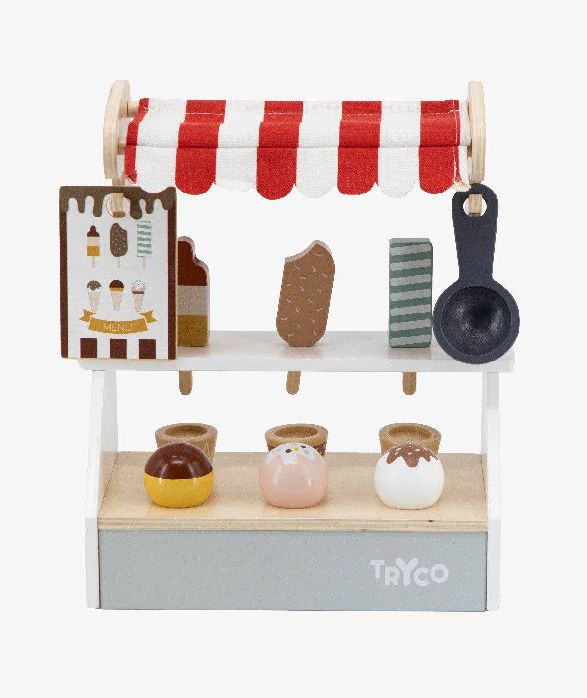 Tryco - Wooden ice cream cart