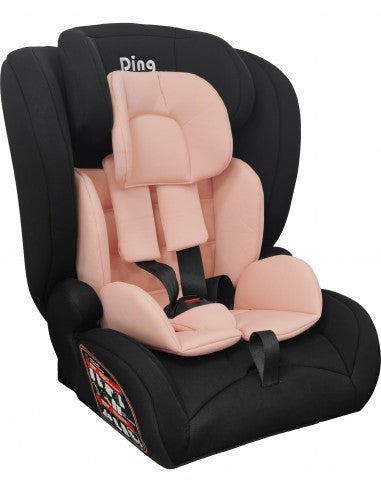 Ding - Car Seat - GR 1/2/3 - I-Size - 76-150 cm - Zino - Black/Black - TT - basic