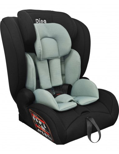 Ding - Car Seat - GR 1/2/3 - I-Size - 76-150 cm - Zino - Black/Black - TT - basic